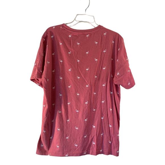 DENIM & FLOWERS Men's Slim Fit Flamingo Tee Shirt / Size: XL - Picture 2 of 7